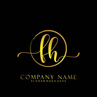 İlk logo kavramının ilk FH el yazısı