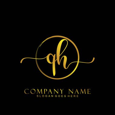 İlk logo kavramının ilk QH el yazısı