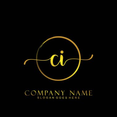 İlk logo kavramının ilk CI el yazısı