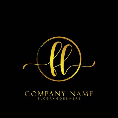 İlk logo kavramının FL el yazısı