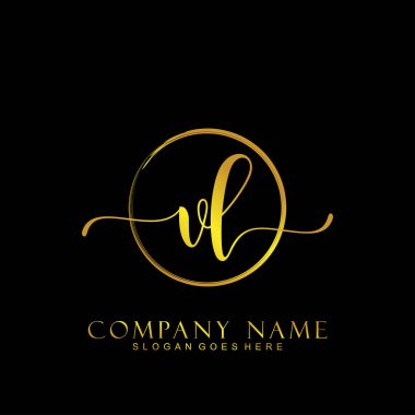 İlk logo kavramının ilk VL el yazısı