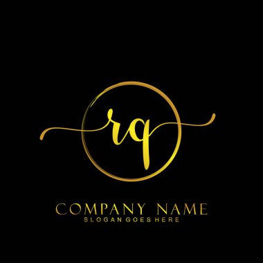 İlk logo kavramının ilk RQ el yazısı