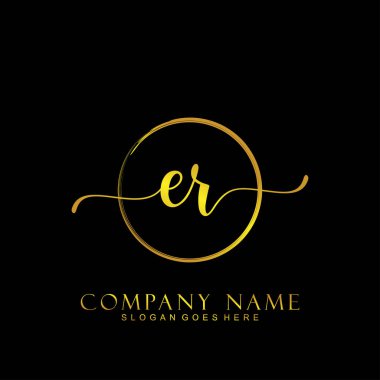 İlk logo kavramının ilk ER el yazısı