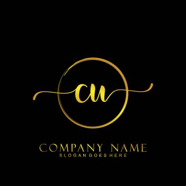 İlk logo kavramının ilk CU el yazısı