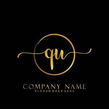 İlk logo kavramının ilk QU el yazısı