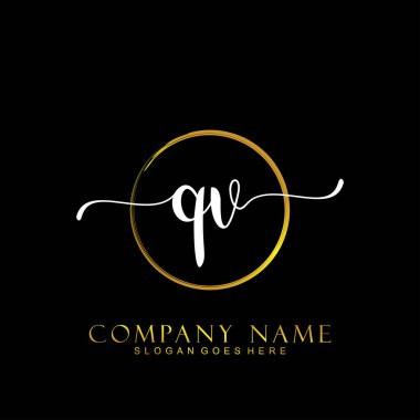 İlk logo kavramının ilk QV el yazısı