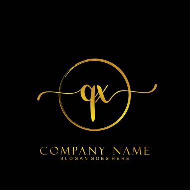 İlk logo kavramının ilk QX el yazısı