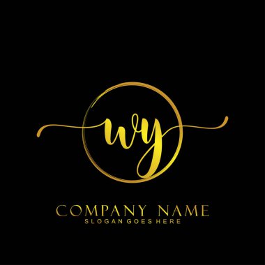 İlk logo kavramının ilk WY el yazısı