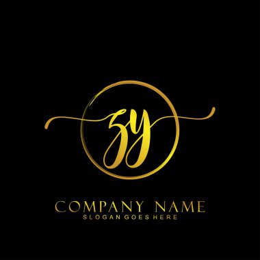 İlk logo kavramının ilk ZY el yazısı