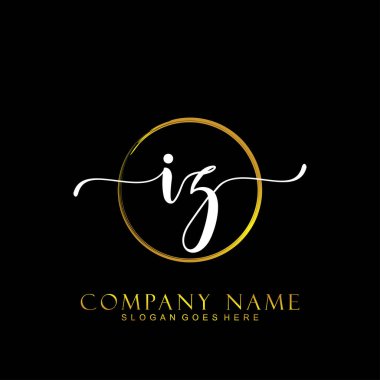 İlk logo kavramının ilk IZ el yazısı