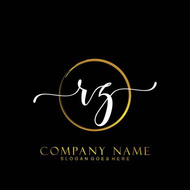 İlk logo kavramının ilk RZ el yazısı