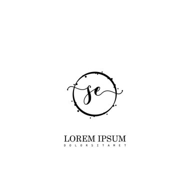 İlk logo kavramının ilk SE el yazısı
