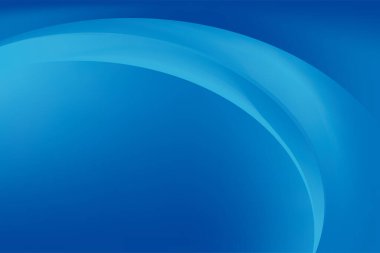 Pürüzsüz Mavi Eğri Arkaplan Şablonu Vektörü, Metin için Boşluğu Kopyalayan Mavi Ağ Gradyan Elemanı 