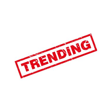 Soyut Red Grungy Eğilimli Kauçuk İmza İllüstrasyon Vektörü, Moda Metin Mührü, Mark, Etiket Tasarım Şablonu