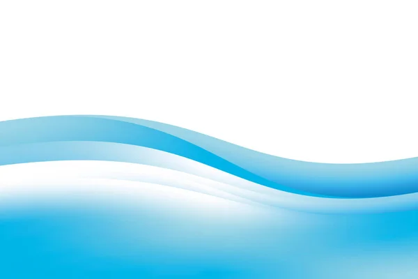 Абстрактний Гладкий Синій Хвилястий Фон Дизайн Шаблон Вектор Професійний Свіжий — стоковий вектор