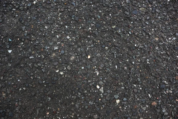 Close Black Asphalt Road Texture Background — Stock Photo, Image