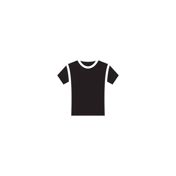 Eenvoudig Flat Shirt Icon Illustratie Ontwerp Silhouet Shirt Symbool Template — Stockvector