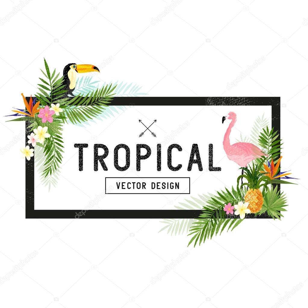 Tropical Border Design