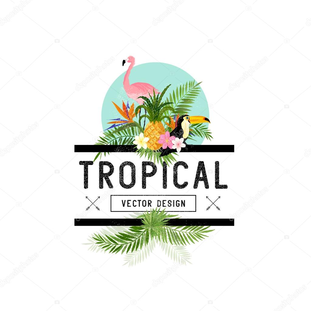 Tropical Design Elements