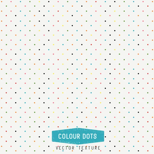 Colourful Dots Vector Texture — Stock Vector