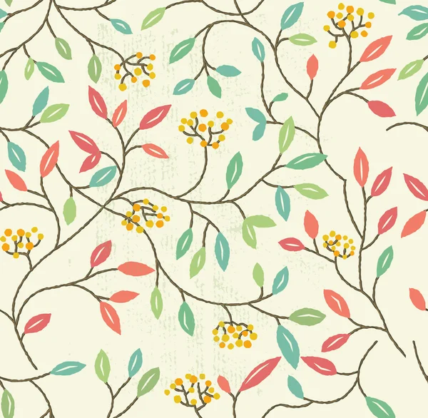 Άνοιξη floral μοτίβο άνευ ραφής — Διανυσματικό Αρχείο