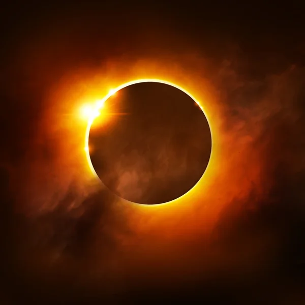 Eclipse total — Fotografia de Stock