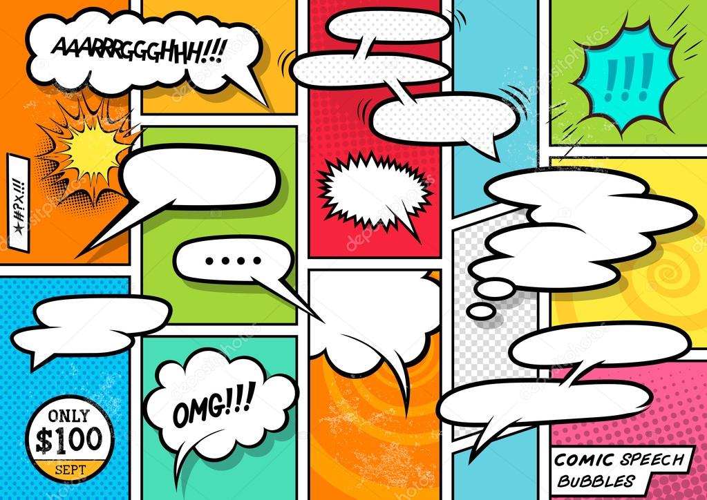 Comic Book Speech Bubbles