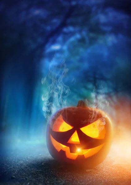 Notte di Halloween spettrale — Foto Stock