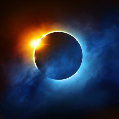 A Total Eclipse of the Sun clipart