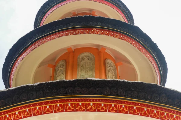 Detalhe Telhado Pagode Templo Brahma Vihara Arama Bal Mosteiro Brahma — Fotografia de Stock