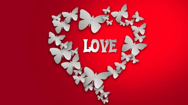 Concepto Valentine. Inscripción Te amo con corazones y velas sobre fondo de mesa de madera — Foto de Stock