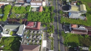 Bali Endonezya Havacılık Güneye ilerliyor Kuta 'daki Legian, Sunset yoluna bakıyor