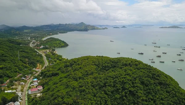 Vista Aérea Desde Labuan Bajo East Nusa Tenggara — Foto de Stock