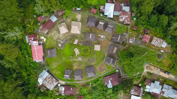 Vista Aérea Wologai Ethnic Spiritual Village Ilha Das Flores — Fotografia de Stock