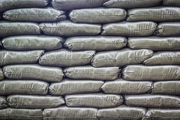 Pattern of sand bags — Stock Photo, Image