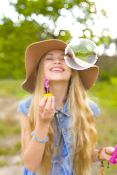 Ragazza hippie — Foto Stock