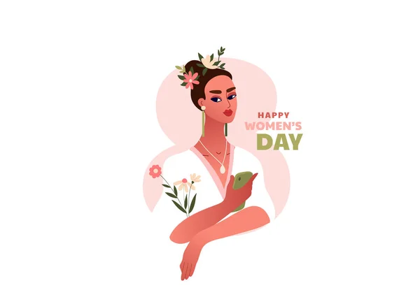 International Women s Day. 8 March. Stock Illustration