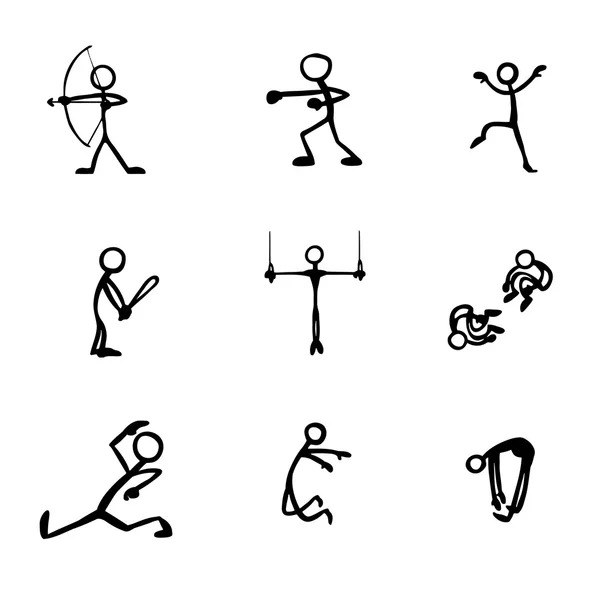 stick figures doing things