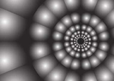 Vektör: Soyut RADIUS daire arka plan