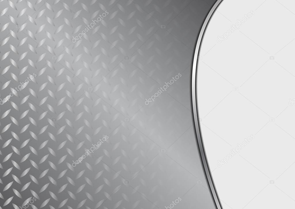 Vector : Silver and yellow metal abstract background
