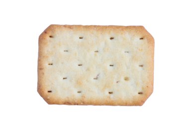Beyaz arka plan üzerinde izole tatlı kraker. kırpma yolu, en iyi v