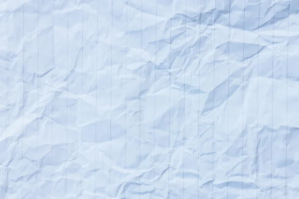 Bílá zmačkaný papír pozadí textura — Stock fotografie