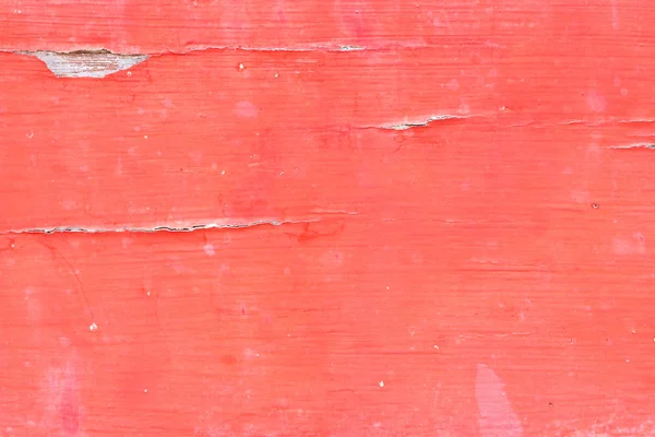 Closeup of old woodboard texture painted on red — Stock Photo, Image