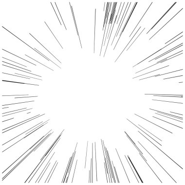 illüstrasyon vektör soyut hız hareket siyah yıldız patlaması düz çizgiler