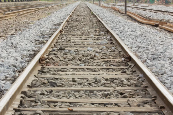 Perspectiva ferroviaria en Tailandia —  Fotos de Stock