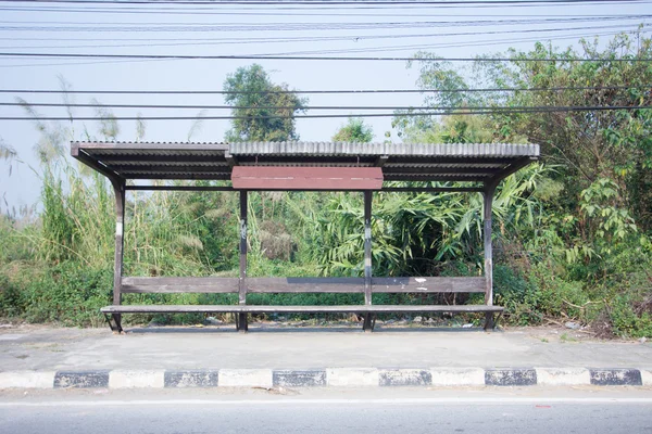 Old bus stop in Thailand — Stock Photo, Image