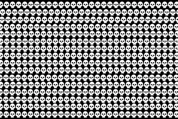 Skull pattern for background — Stock Photo, Image