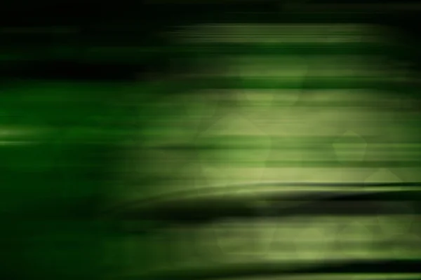 Fondo abstracto de la naturaleza verde, pentágono bokeh, movimiento rápido — Foto de Stock