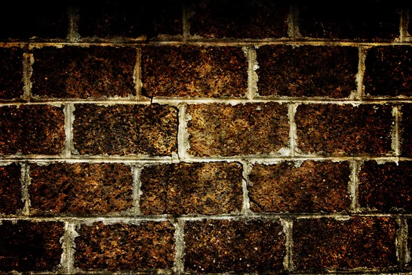 Brick laterite grunge texture, wall background — Stock Photo, Image
