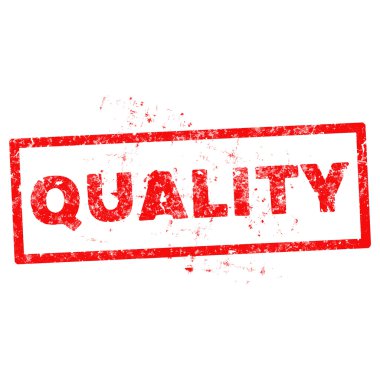 Kırmızı kalite damgası vektör çizim